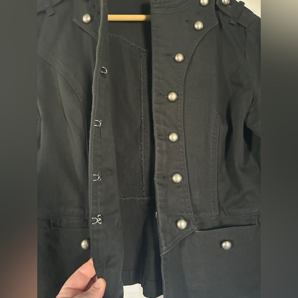 Vintage Rue21 Black Denim Jacket - Picture 3 of 4